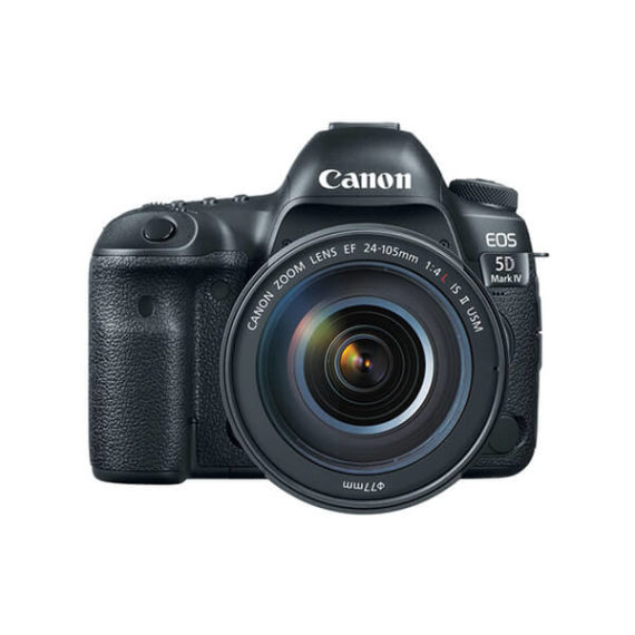 Canon EOS 5D Mark IV DSLR Camera with 24-105mm f/4L II Lens