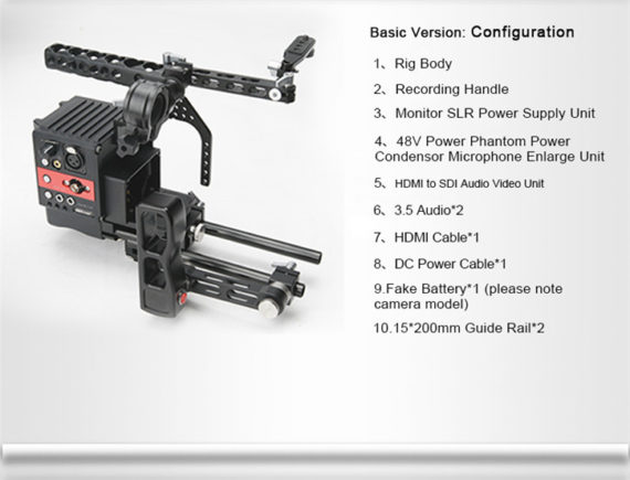 ASXMOV-Scorpion shoulder mount holder video stabilizer matte box DSLR camera rig