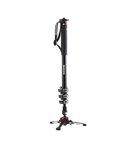 Manfrotto XPROA4 Aluminium 4 Section Fluid Video Monopod