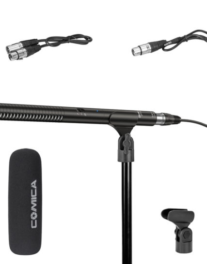 Comica Super Cardioid Condenser Shotgun Microphone CVM-VP2