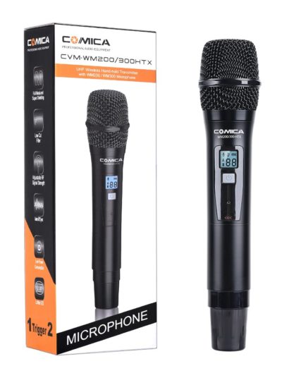 COMICA Wireless Handheld Microphone for WM200/WM300 RECEIVERS