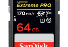 SANDISK 64GB EXTREME PRO SD CARD 170MBPS