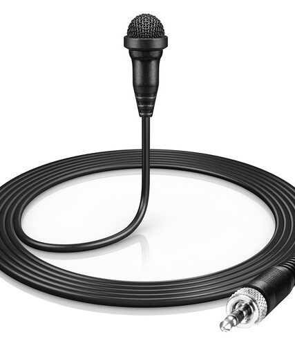 SENNHEISER ME 2-II OMNIDIRECTIONAL LAVALIER MICROPHONE WITH LOCKING 3.5MM CONNECTOR (BLACK)
