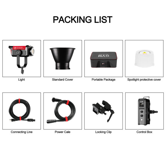 GVM PRO-SD500B 500W Bi-Color Monolight