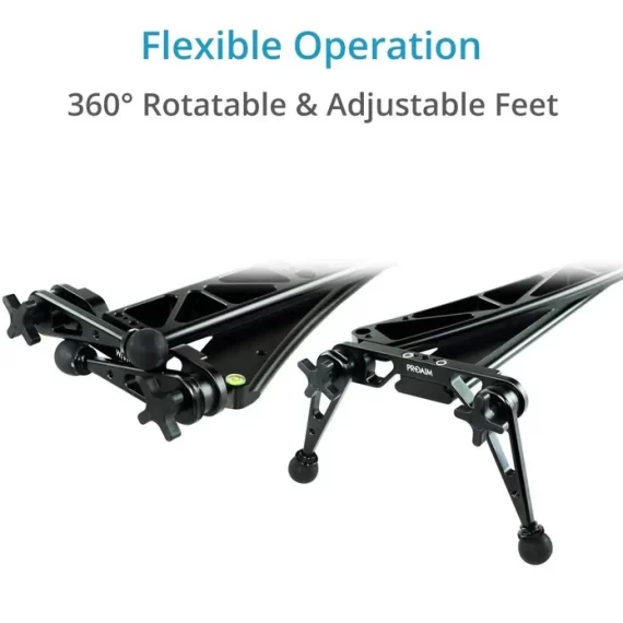Proaim 3ft Curve-N-Line Video Camera Slider with Motion Control System